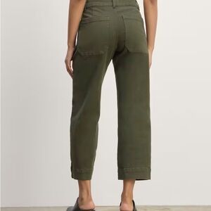 Everlane Cropped Straight pants olive size 10